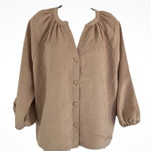 Marc New York Size Medium New Blush Blouse With Buttons. New With Tags